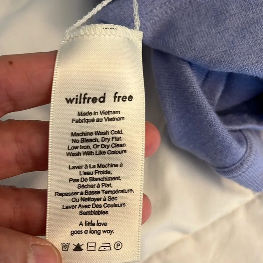 Wilfred Free Jada cutout bodycon lavender color size large. Vacation party dress - Picture 9 of 13